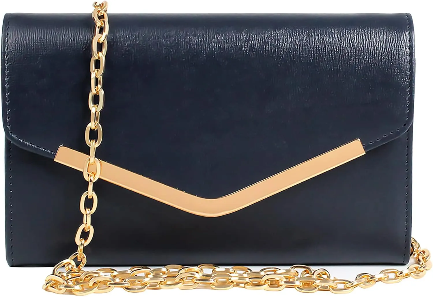 Clutch Purse Evening Bag for Women，Envelope Handbag With Detachable Chain