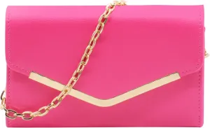 Clutch Purse Evening Bag for Women，Envelope Handbag With Detachable Chain
