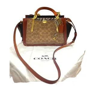 Coach Monogram and Snake Print Bag