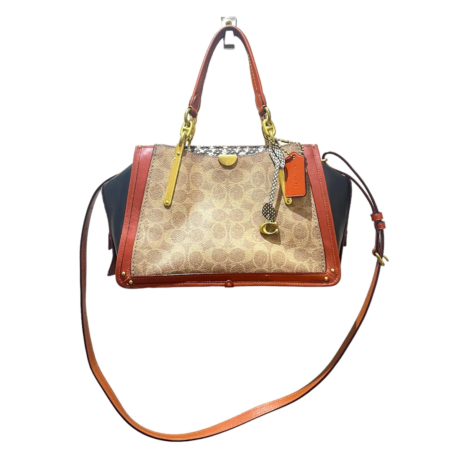Coach Monogram and Snake Print Bag