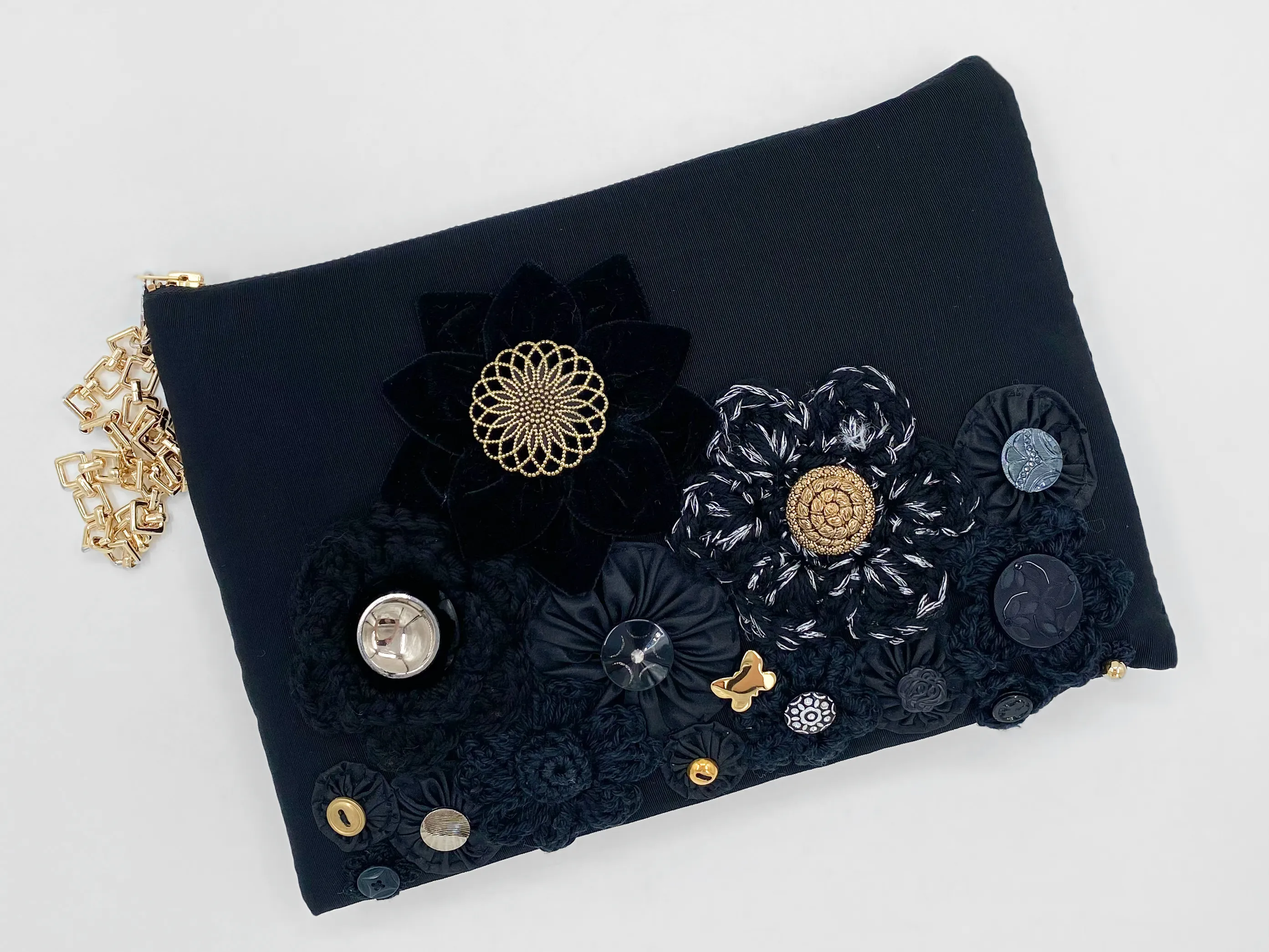 Coco Black Clutch Bag
