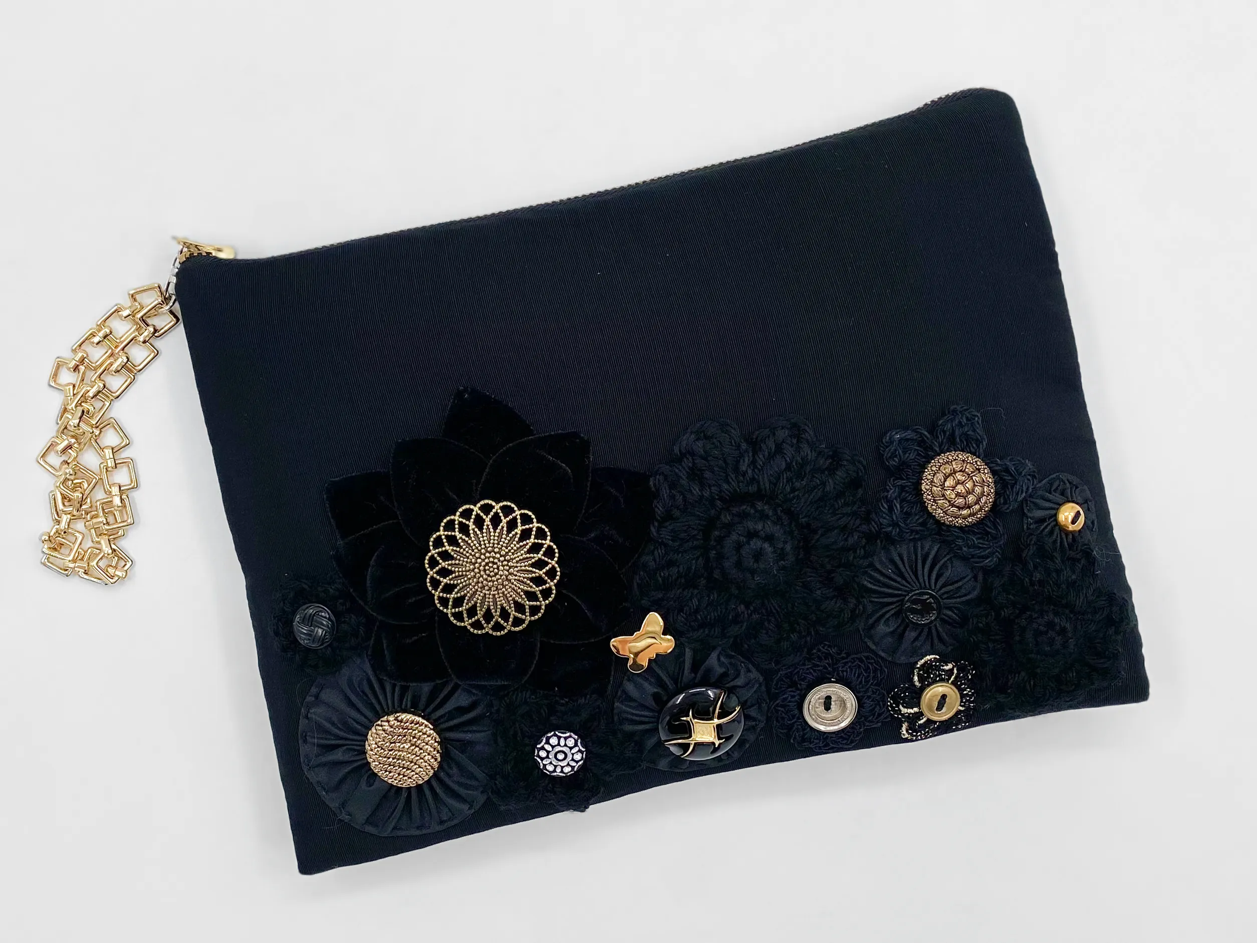 Coco Black Clutch Bag