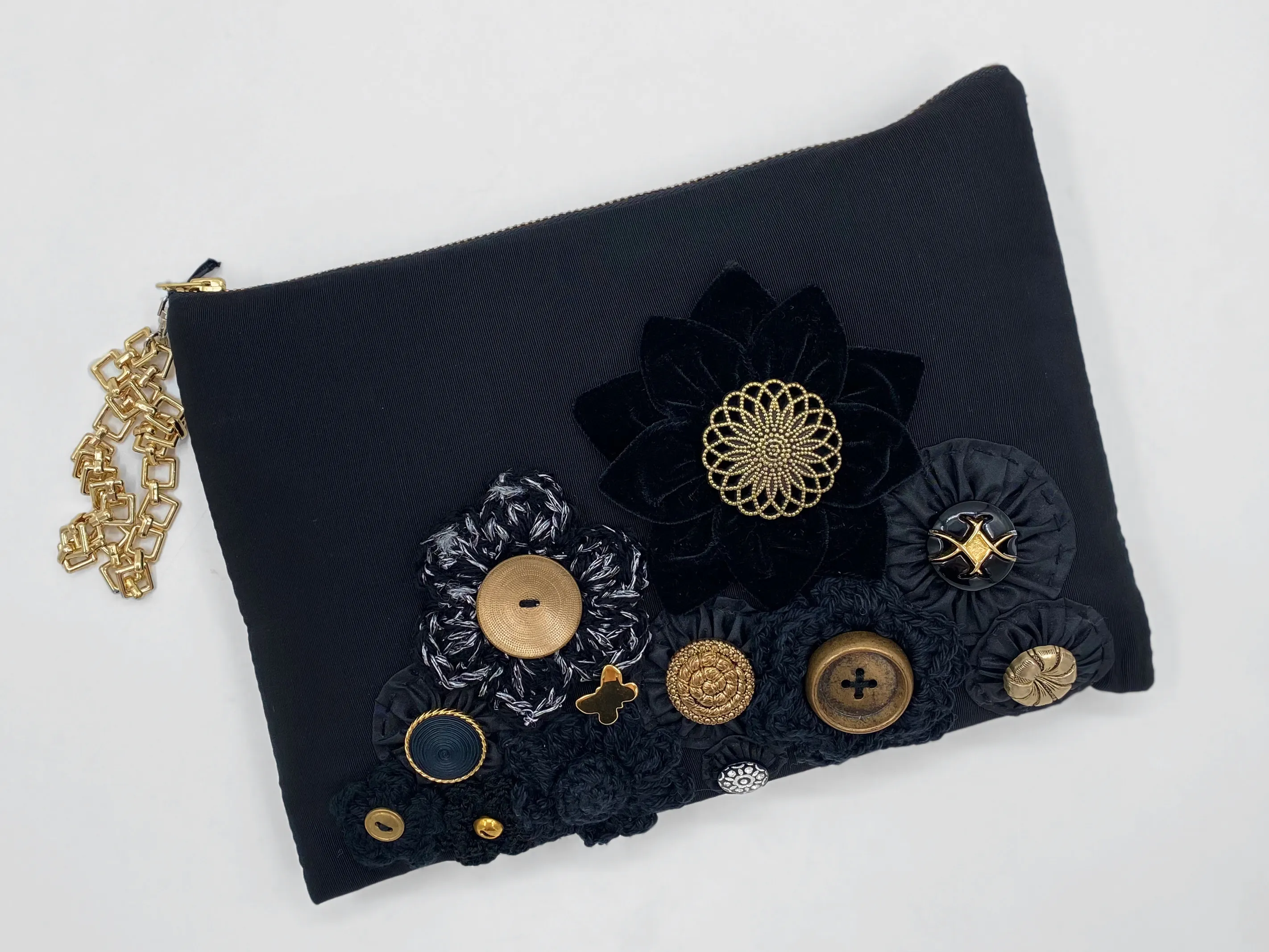 Coco Black Clutch Bag