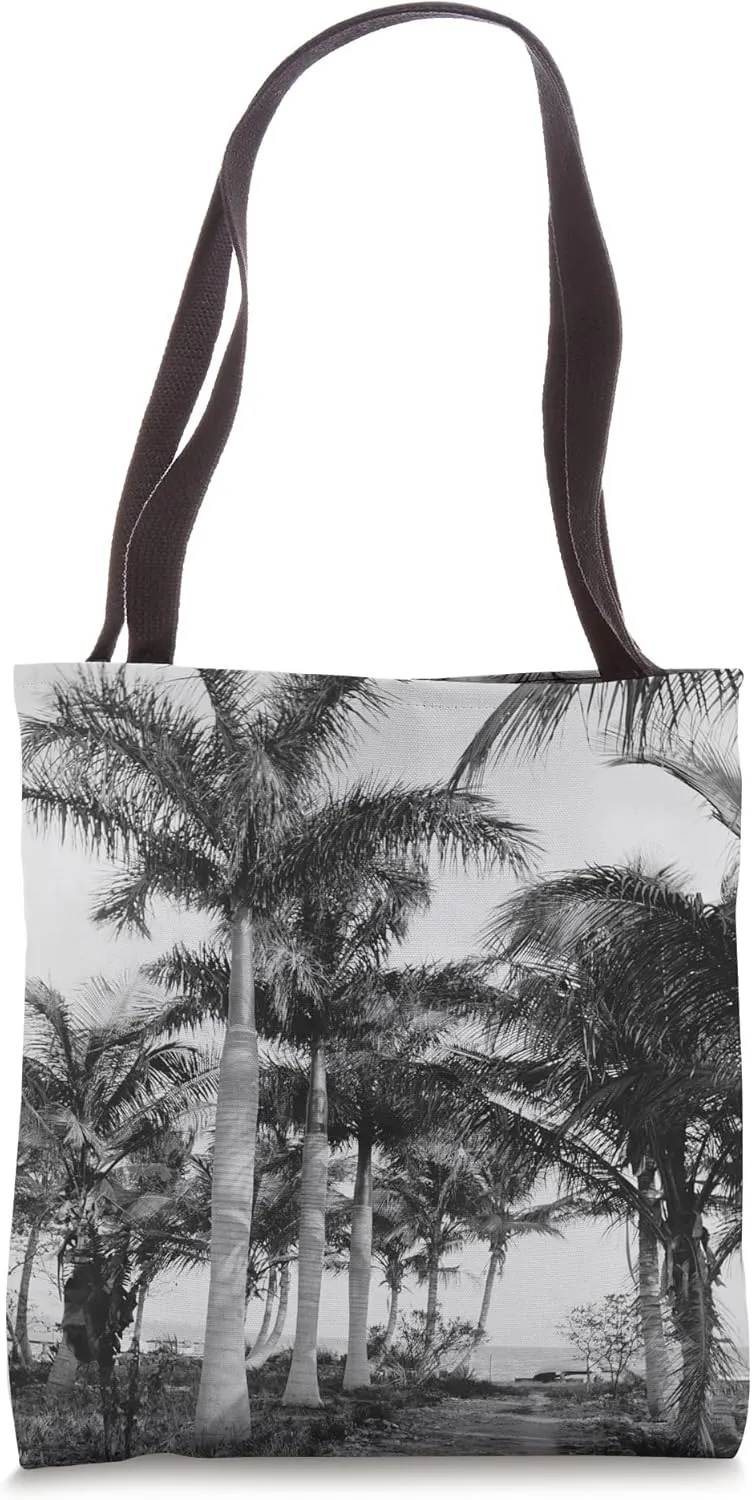 Coconut Palm Trees Photograph Tote Bag