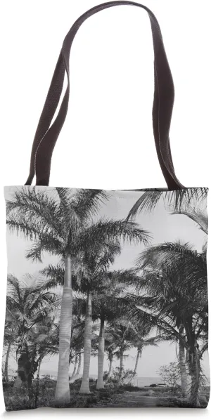 Coconut Palm Trees Photograph Tote Bag