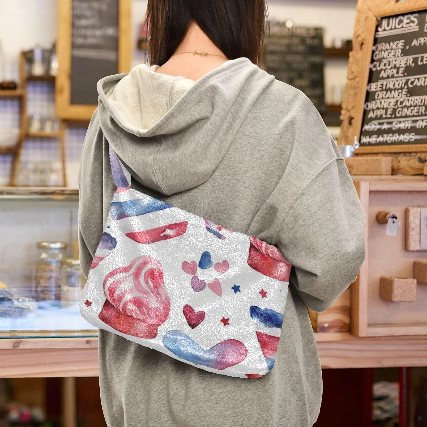 Colorful Cactus Womens Shoulder Bag, Tote Book Bag for Women, Womens Outdoor Bag