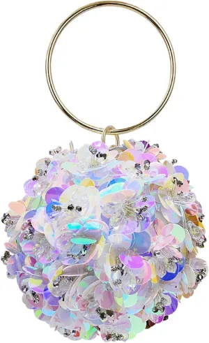 Colorful Rhinestone Flower Clutch Purse for Women Designer Evening Handbag Chain Strap Shoulder bag for Wedding Party