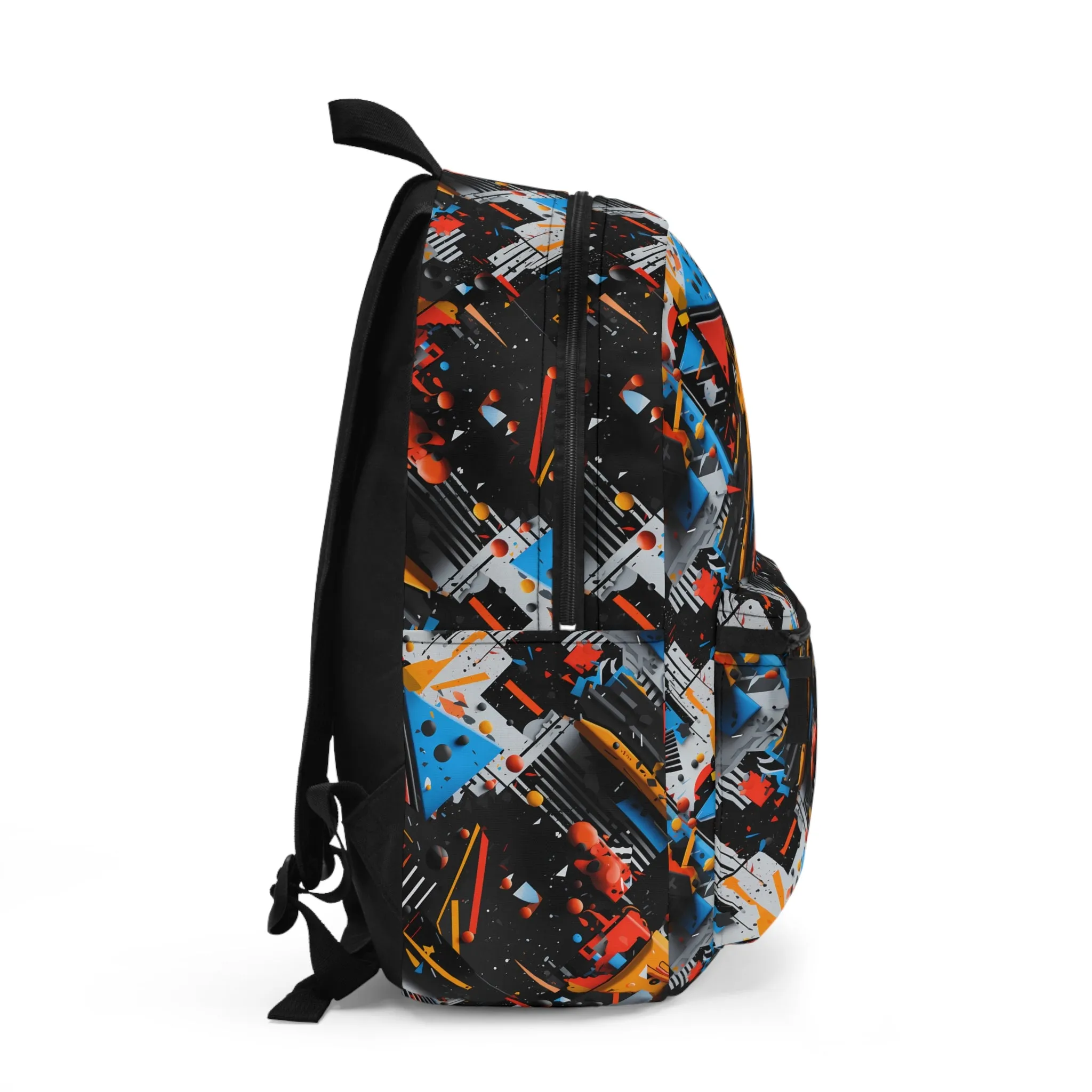 Contemporary Graffiti Geometry Backpack