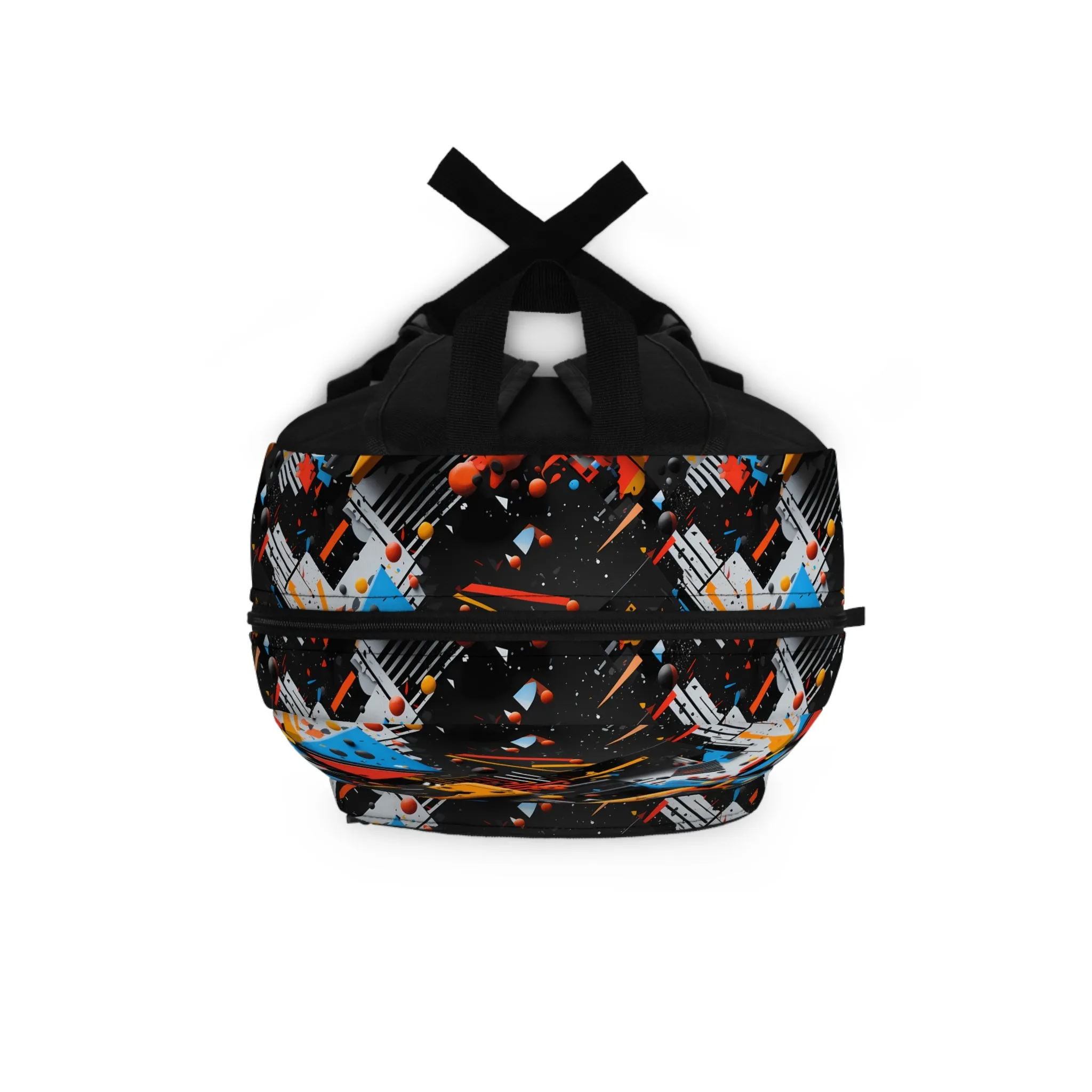 Contemporary Graffiti Geometry Backpack
