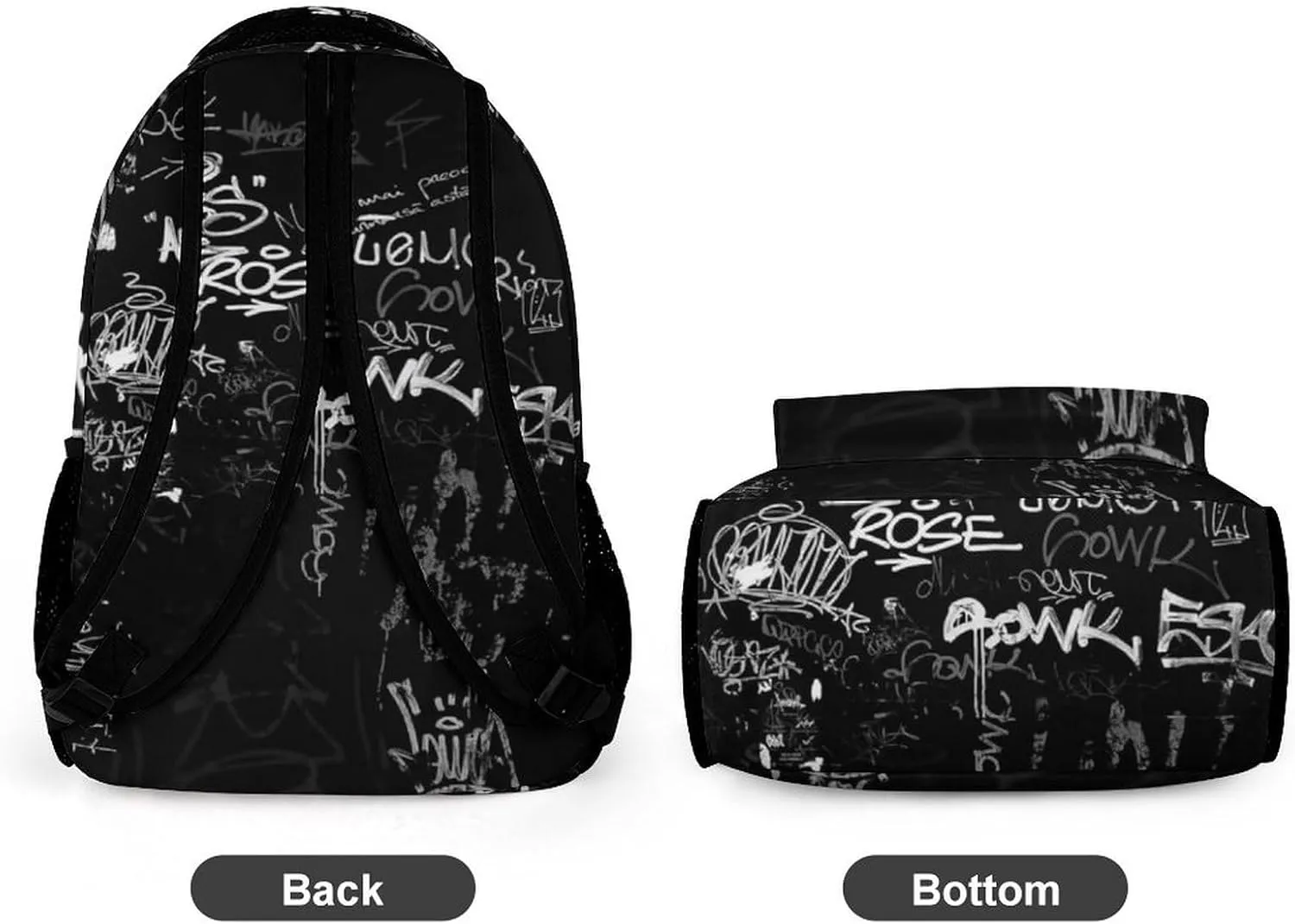Cool Graffiti School Backpack For Kids Boys Girls Children Travel Bag Students Teens Bookbag Hip Hop Backpack Laptop Backpack-C5
