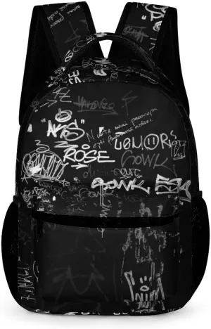 Cool Graffiti School Backpack For Kids Boys Girls Children Travel Bag Students Teens Bookbag Hip Hop Backpack Laptop Backpack-C5