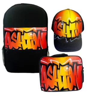 CopyFlare Style - Custom Combo (Combo1) 1x TruckerCap, 1x Backpack, 1x Lunchbox