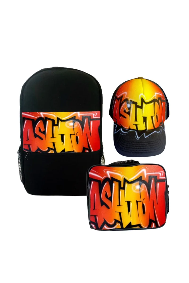 CopyFlare Style - Custom Combo (Combo1) 1x TruckerCap, 1x Backpack, 1x Lunchbox