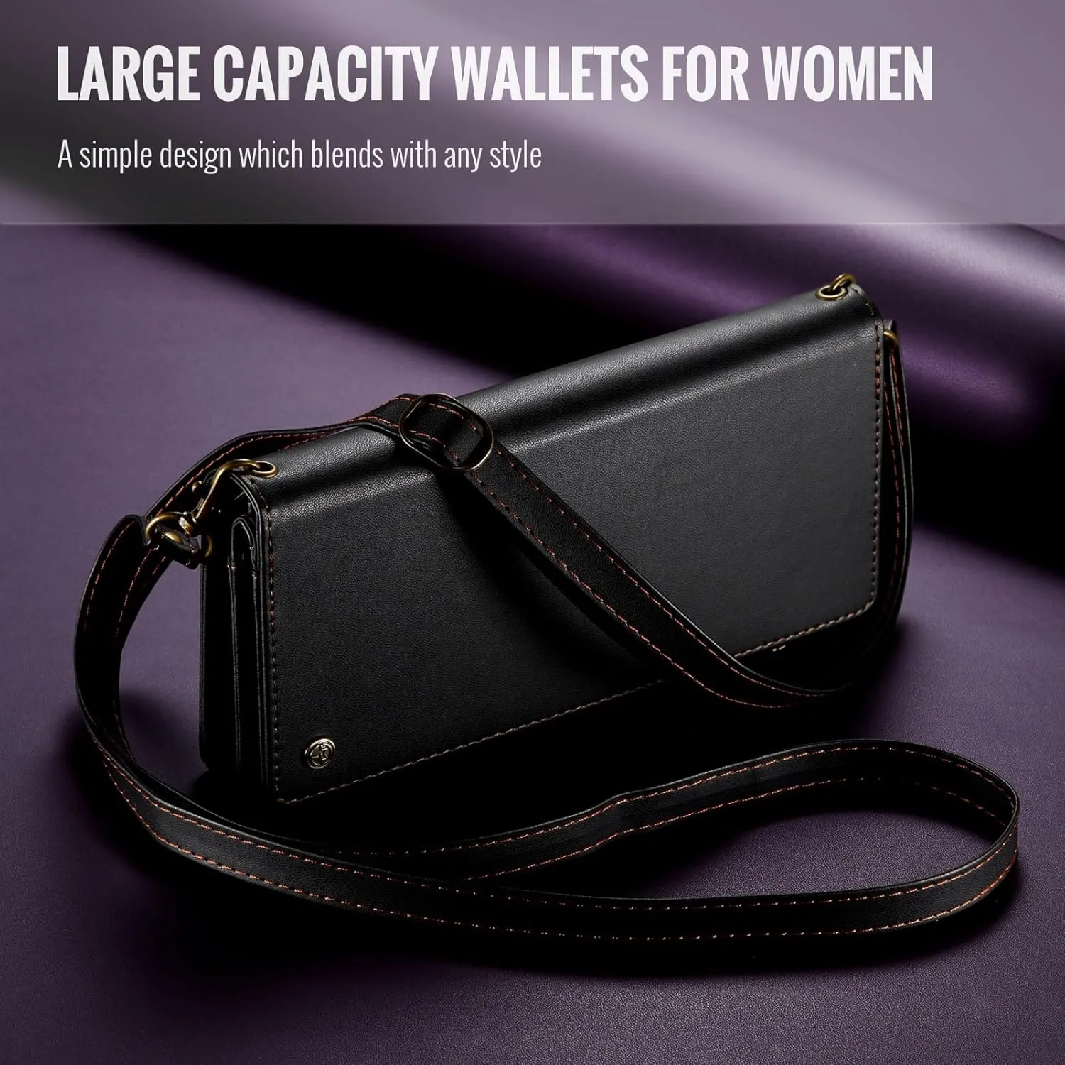 COVO Small Crossbody Bags for Women - RFID Blocking Clutch, Cell Phone Purse, Phone Purses with Crossbody Strap
