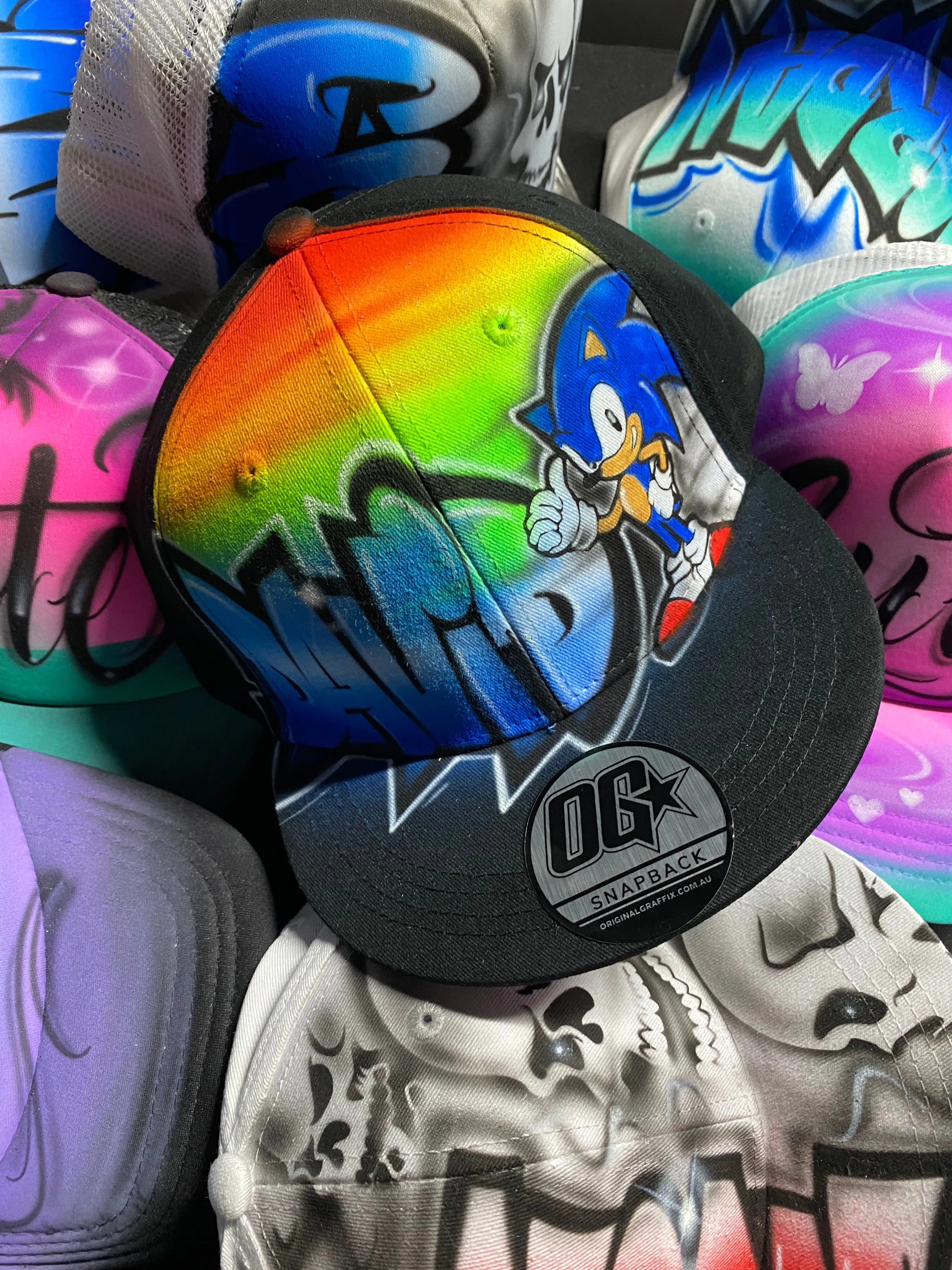 Custom Combo 1x Snapback Cap, 1x Backpack, 1x Lunchbox