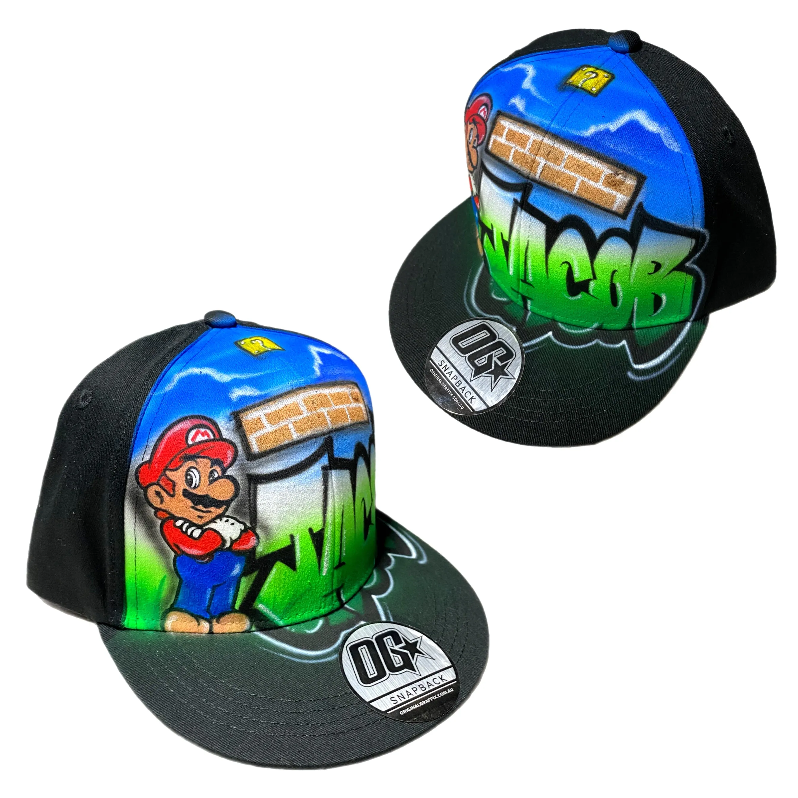 Custom Combo 1x Snapback Cap, 1x Backpack, 1x Lunchbox