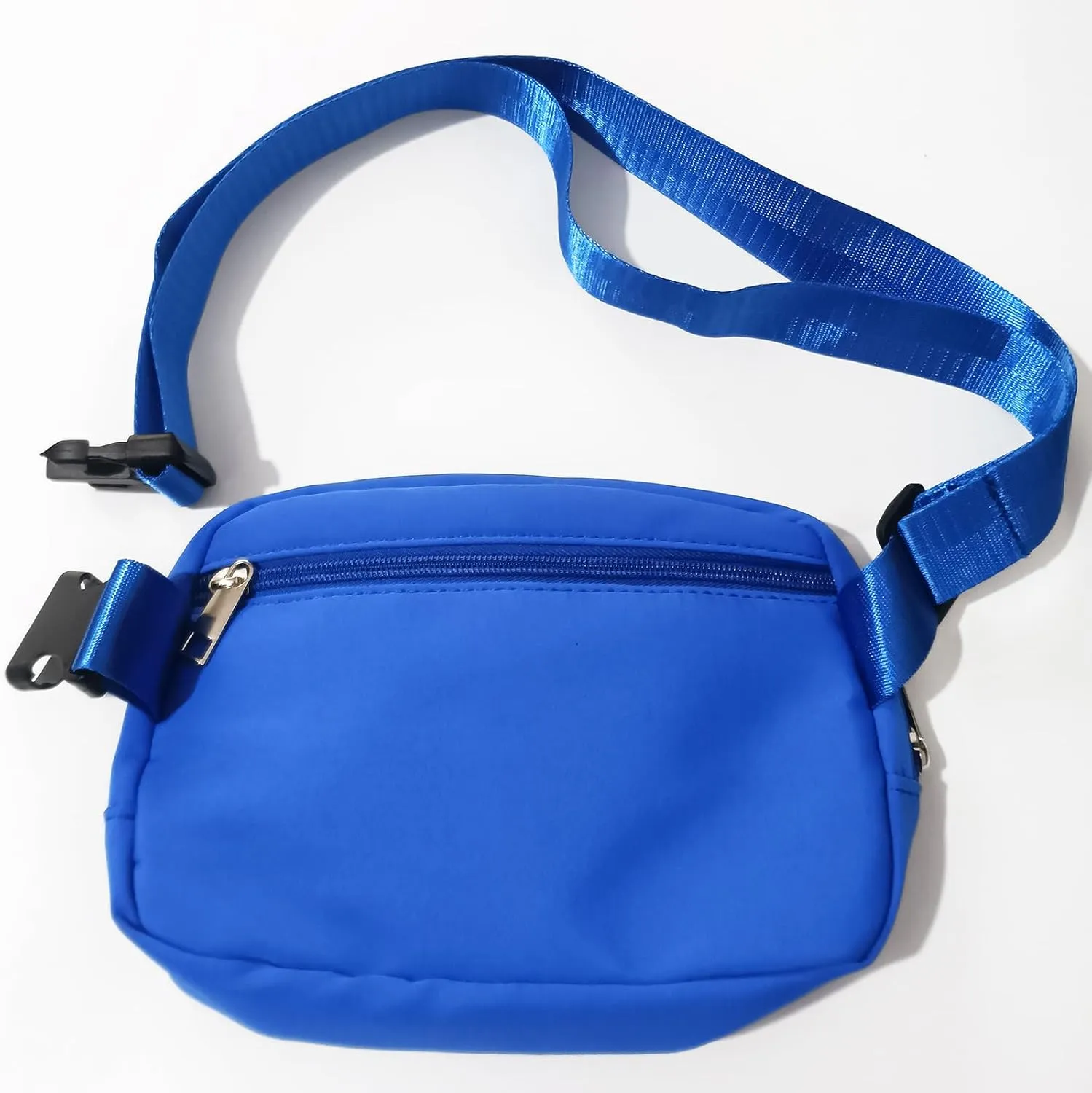 Custom Crossbody Bags For Eomen Belt Bag Fanny Pack Bag Personalized Gifts Waist Bag with Name Text Logo Photo for Workout Running Traveling Hiking (Blue)