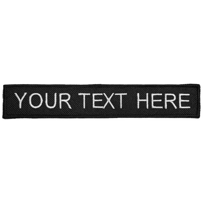 Custom ID Name Plate Badge (for 5.11 Tactical Bags & Packs - with Text)