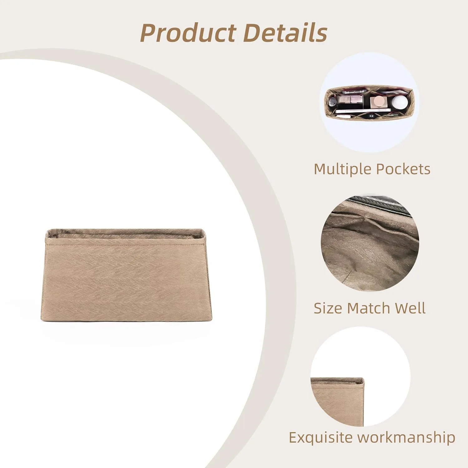 Custom Purse Organizer or Pillow Insert for Chanel 31 Bags, Offering 80 Colors to Choose