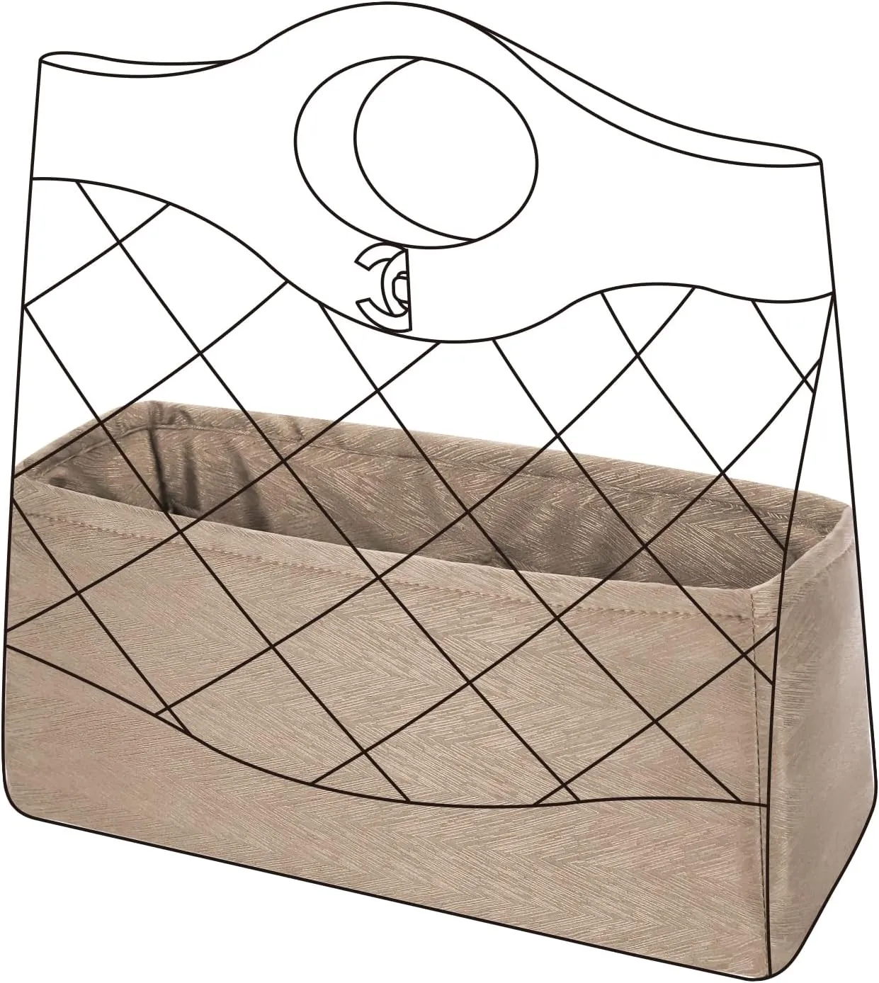 Custom Purse Organizer or Pillow Insert for Chanel 31 Bags, Offering 80 Colors to Choose