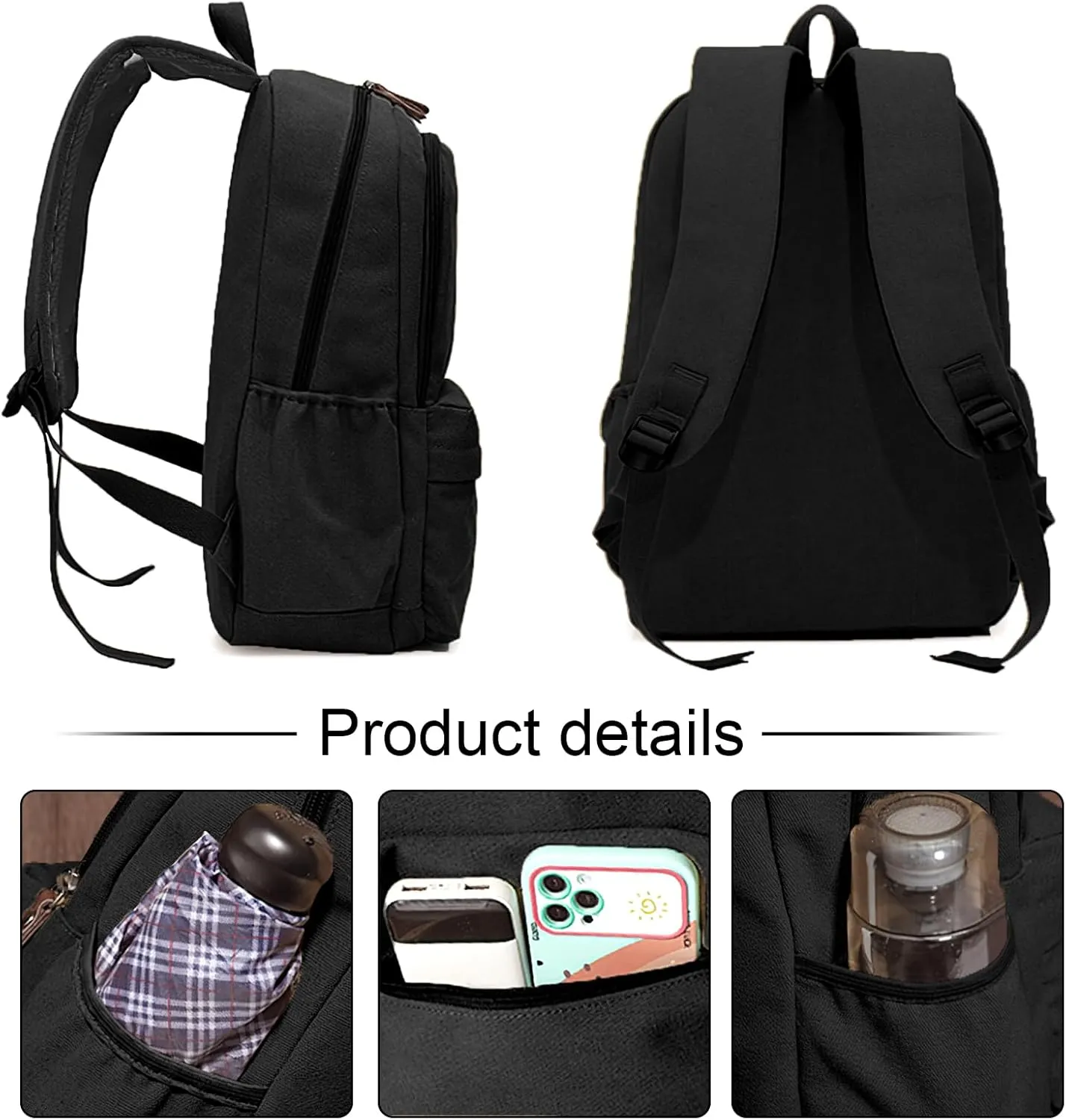 Custom School Backpack for Girls boys, Personalized Embroidered Antlers with Name, Customized Waterproof Casual Backpacks, Suitable for Kids Student Bookbag
