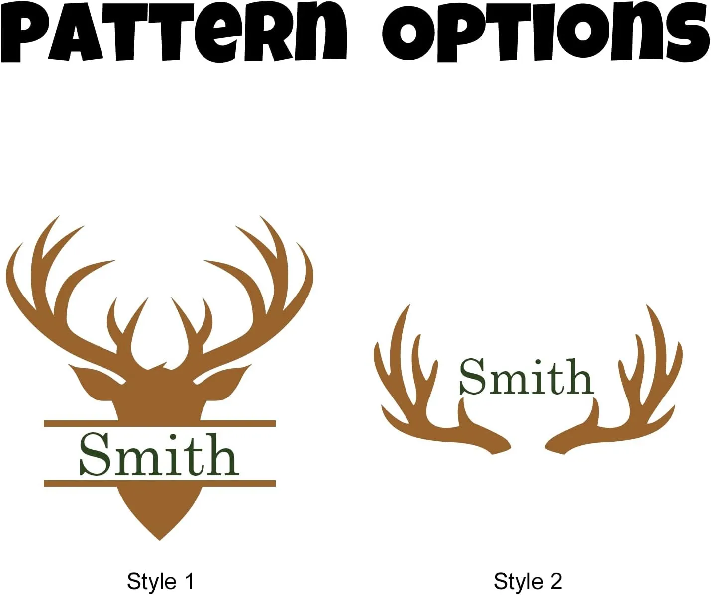 Custom School Backpack for Girls boys, Personalized Embroidered Antlers with Name, Customized Waterproof Casual Backpacks, Suitable for Kids Student Bookbag