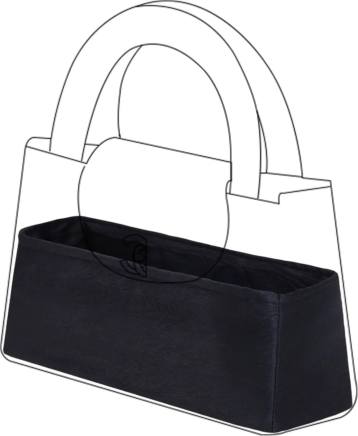 Custom Silk Purse Organizer or Pillow Insert for Chanel Kelly Nano 23K/24P/25C Bags, Offering 72 Colors to Choose