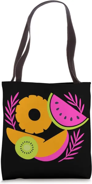 Cute Tropical Fruit Fusion Summer Splash Casual Tote Bag