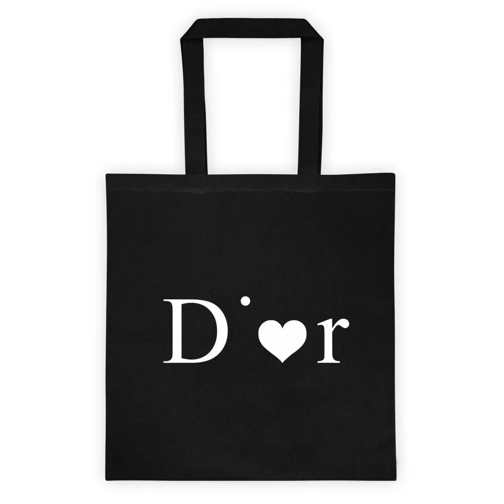 D DOT LOVE TOTE BAG