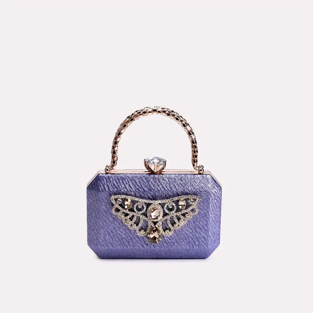 Daisy Blue Clutch 0315679