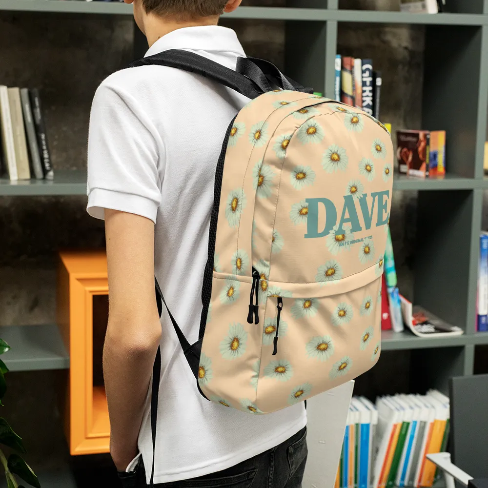 DAVE Flower Logo All-Over Print Backpack