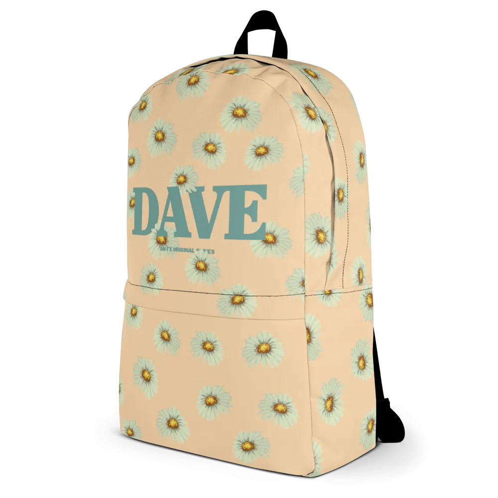 DAVE Flower Logo All-Over Print Backpack