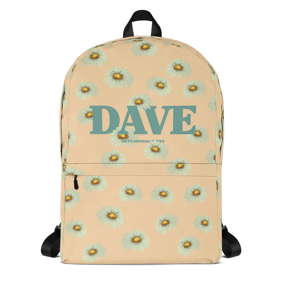 DAVE Flower Logo All-Over Print Backpack
