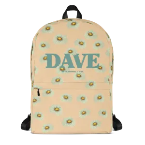 DAVE Flower Logo All-Over Print Backpack
