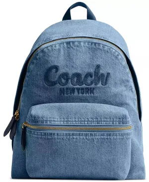 Denim Cargo Medium Backpack