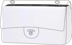 DGAZ Bag Pillow Shaper Insert for Chanel CF Bags, Silky Pillow Shaper for Luxury Handbags（White, Mini 20）