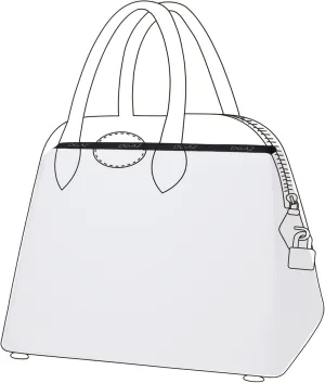 DGAZ Purse Pillow Shaper Insert for Bolide Bags, Silky Pillow Shaper for Luxury Handbags(White,1923 25)
