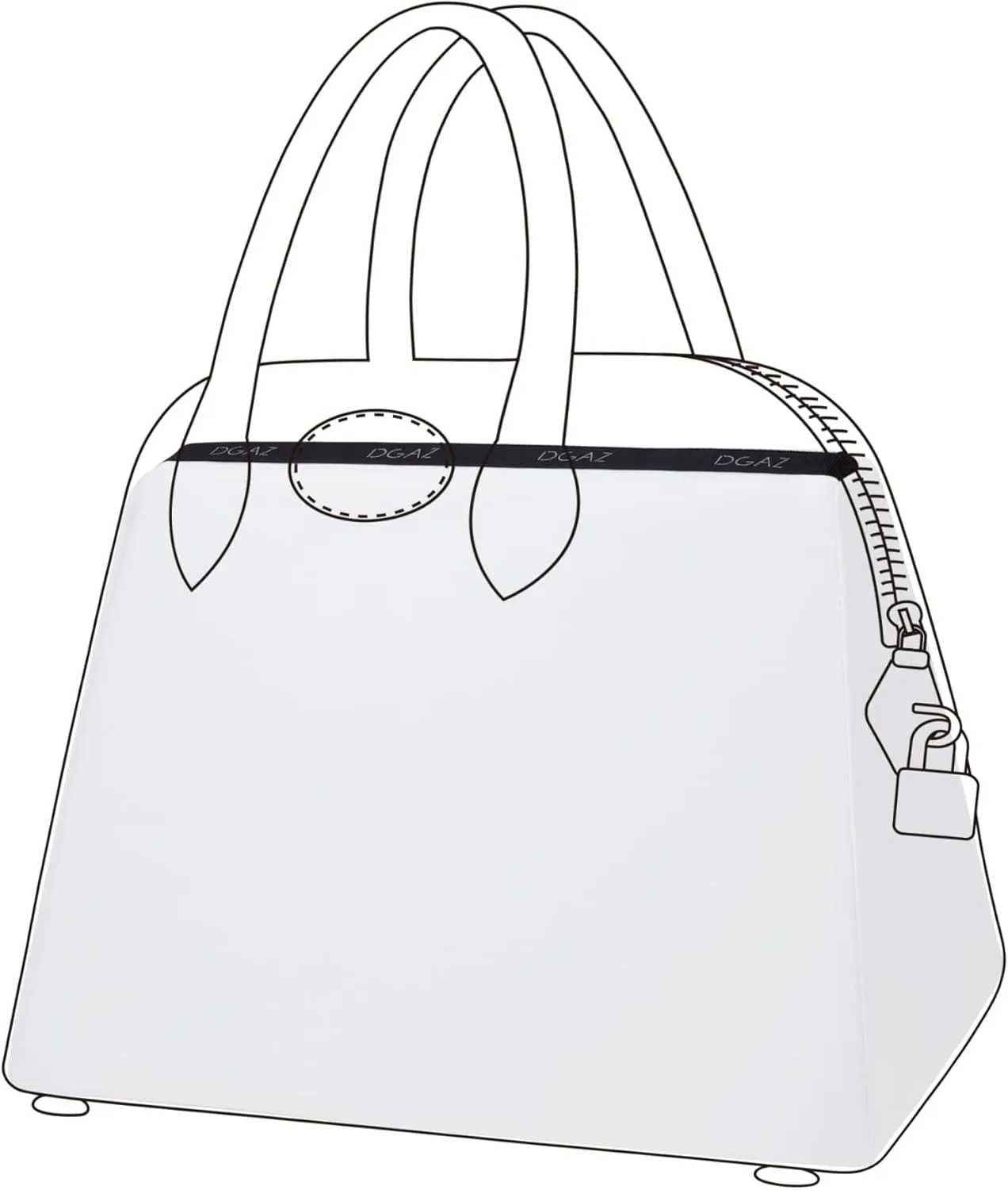 DGAZ Purse Pillow Shaper Insert for Bolide Bags, Silky Pillow Shaper for Luxury Handbags(White,1923 25)