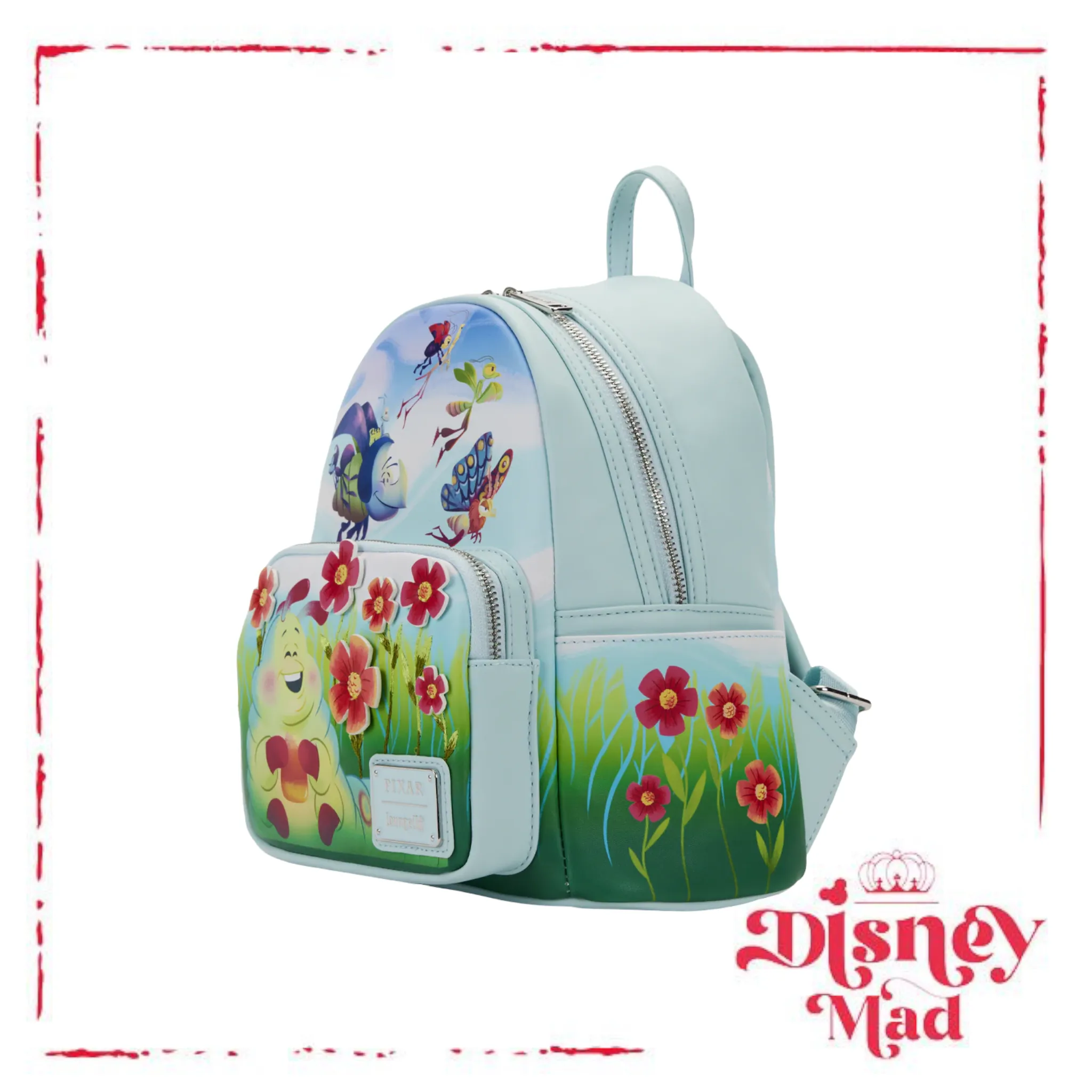Disney Loungefly Pixar A Bugs Life Earth Day Mini Backpack