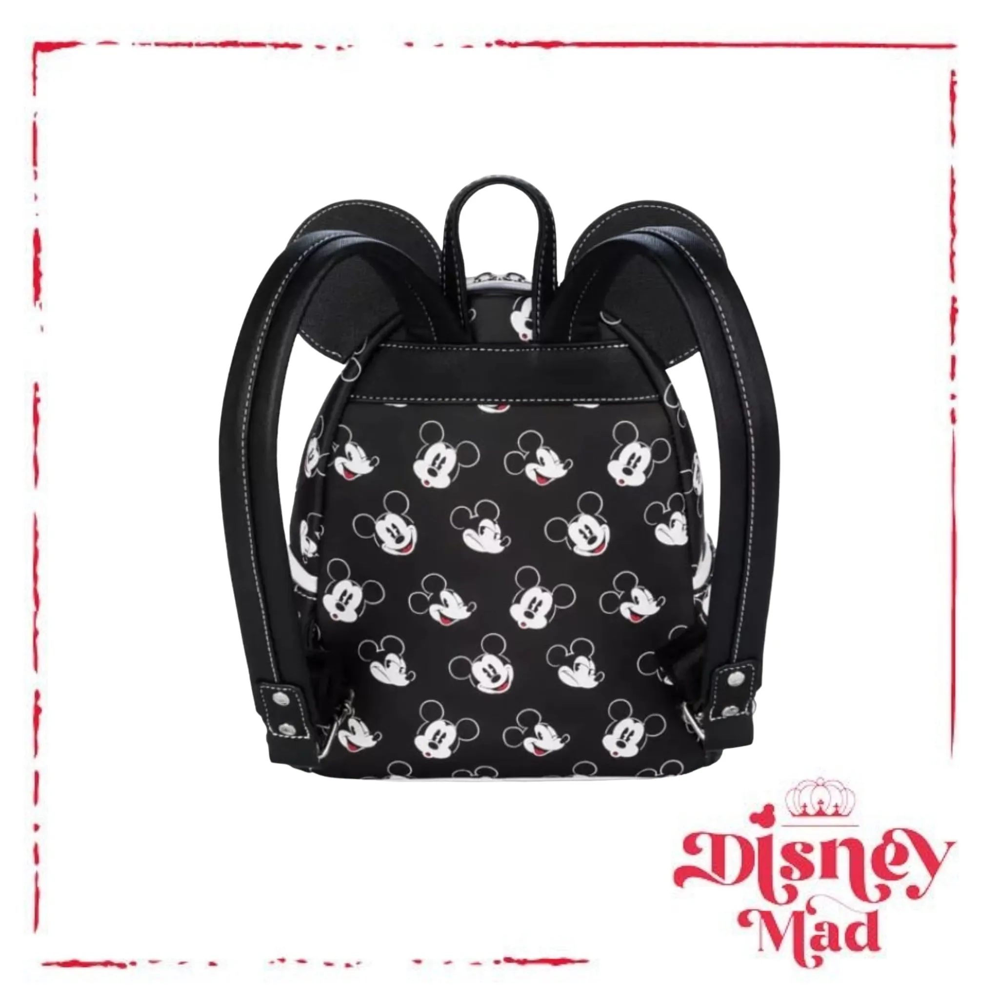 Disney Parks Loungefly Backpack - Mickey Mouse - Black & White