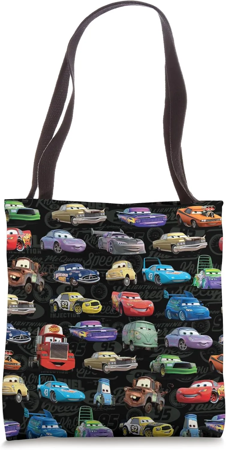 Disney PIXAR Cars Characters All-Over Print Tote Bag