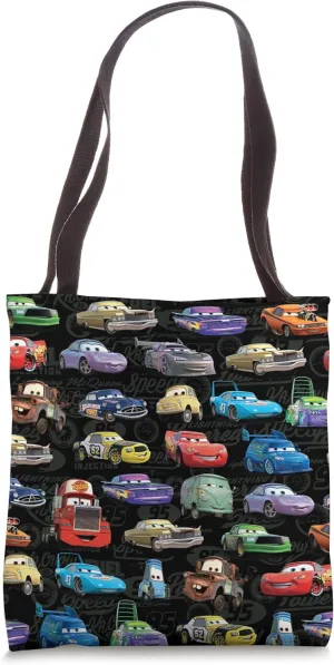Disney PIXAR Cars Characters All-Over Print Tote Bag