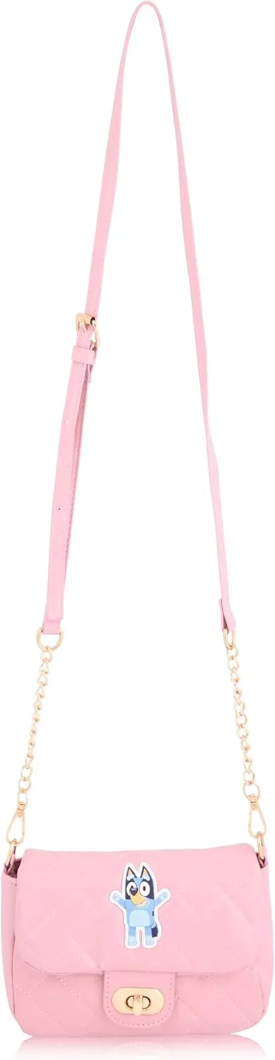 Disney Stitch, Hello Kitty or Bluey Mini Purse Crossbody Handbag for Women | Leather Women's Shoulder Handbag with Logo