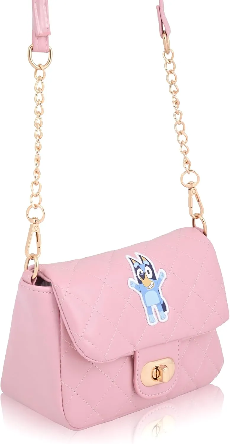 Disney Stitch, Hello Kitty or Bluey Mini Purse Crossbody Handbag for Women | Leather Women's Shoulder Handbag with Logo
