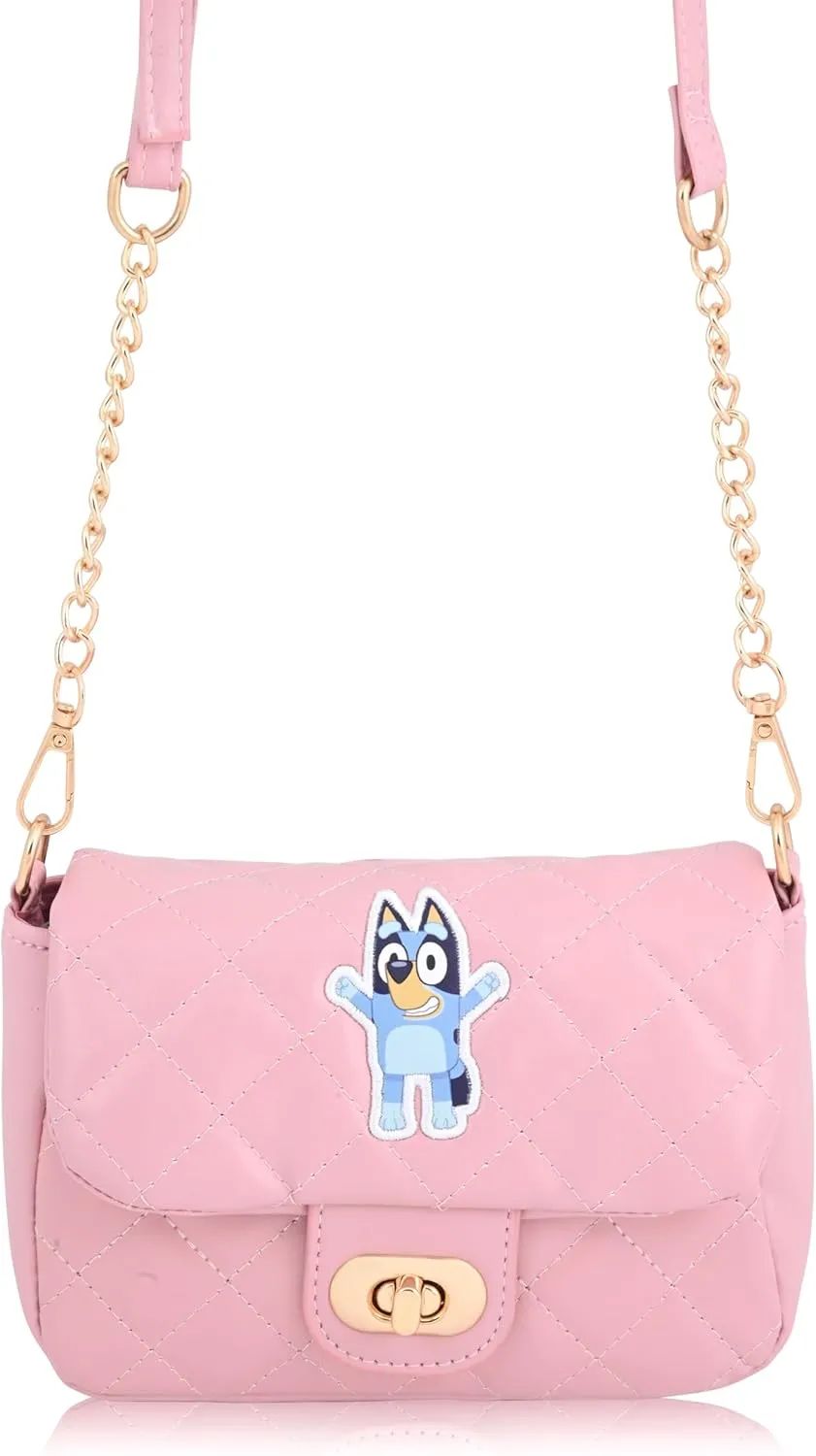 Disney Stitch, Hello Kitty or Bluey Mini Purse Crossbody Handbag for Women | Leather Women's Shoulder Handbag with Logo