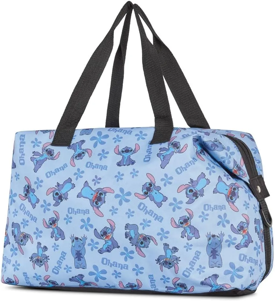 Disney Tote Duffel Bag Mickey Mouse Friends All Over Print Weekender Travel
