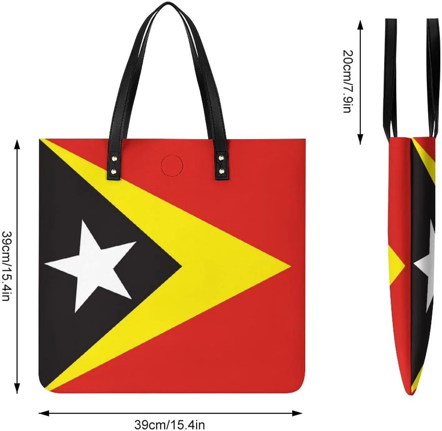 Djibouti Flag Women's Fashionable Leather Tote Bag Versatile Purse for Work and Leisure
