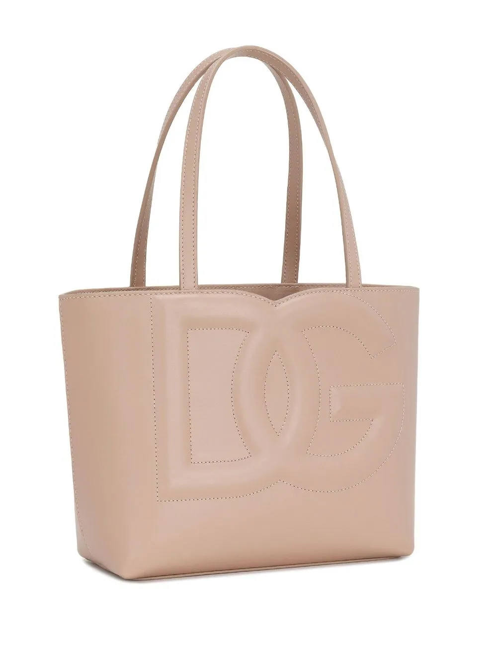 Dolce & Gabbana Dg Logo Small Leather Tote Bag