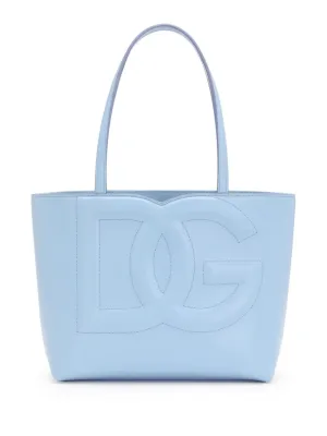 Dolce & Gabbana Dg Logo Small Leather Tote Bag
