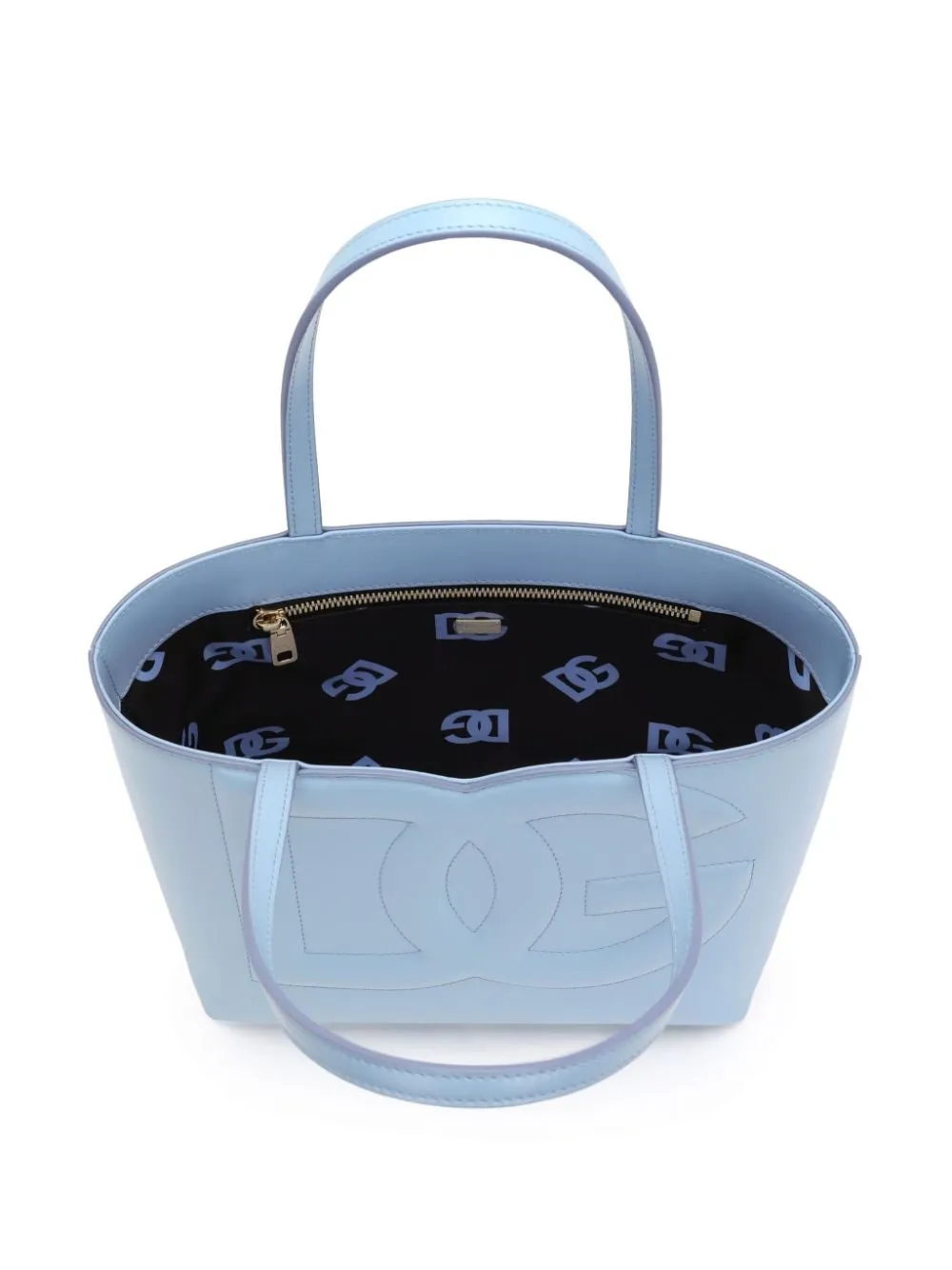 Dolce & Gabbana Dg Logo Small Leather Tote Bag